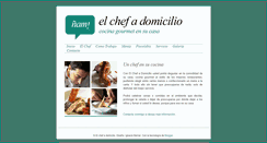 Desktop Screenshot of elchefadomicilio.com